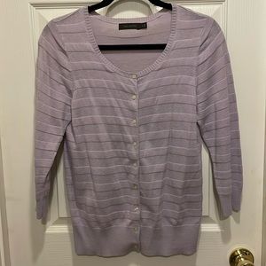 The Limited striped knit cardigan